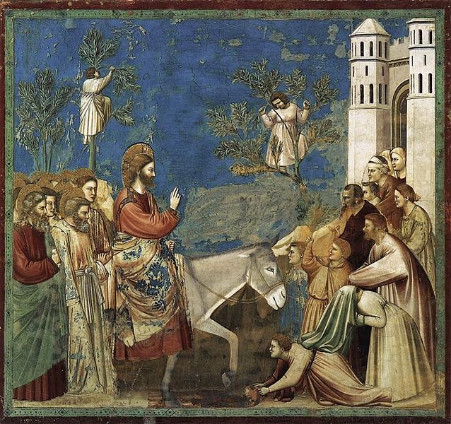 Domingo de Ramos 1 638px Giotto di Bondone No. 26 Scenes from the Life of Christ 10. Entry into Jerusalem WGA09206