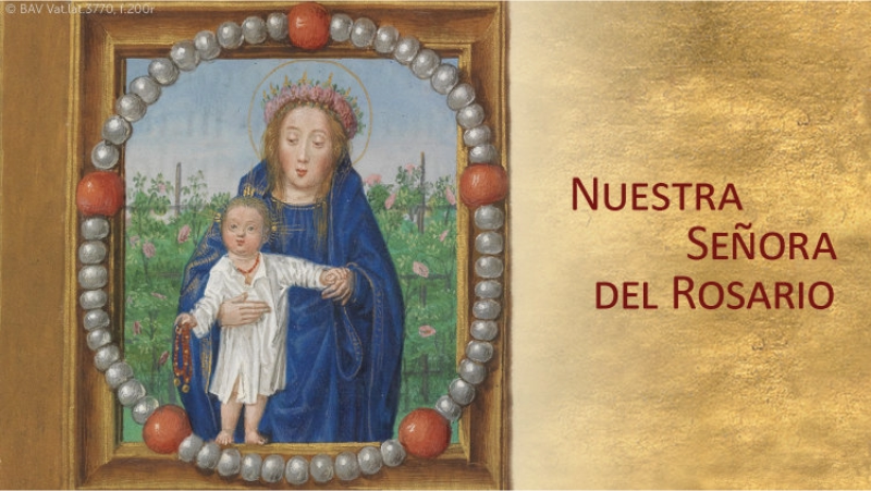 Virgen Maria del Rosario 7 octubre